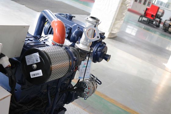50/60HZ Frequency 100KW/125KVA Weichai Marine Diesel Generator Water Cooled Method