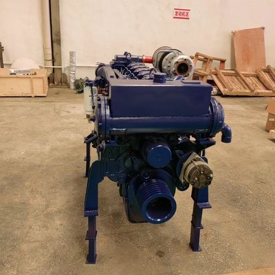 350hp Weichai Marine Diesel Engine With Gearbox WD10C WD12C 1035*694*1000 Dimensions