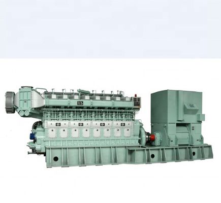 CE/ISO9001 Certified 1MW 2MW 3MW Heavy Oil Tire Oil Gas Generator for Power Station and Ship