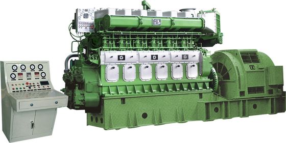 CE/ISO9001 Certified 1MW 2MW 3MW Heavy Oil Tire Oil Gas Generator for Power Station and Ship